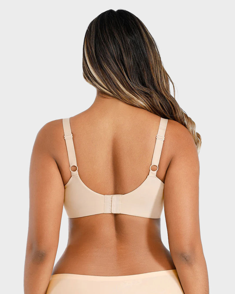 Underwire Adjustable Deep V-neck Bra