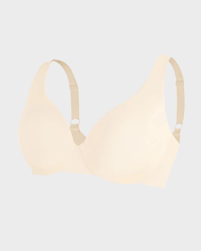 Underwire Adjustable Deep V-neck Bra