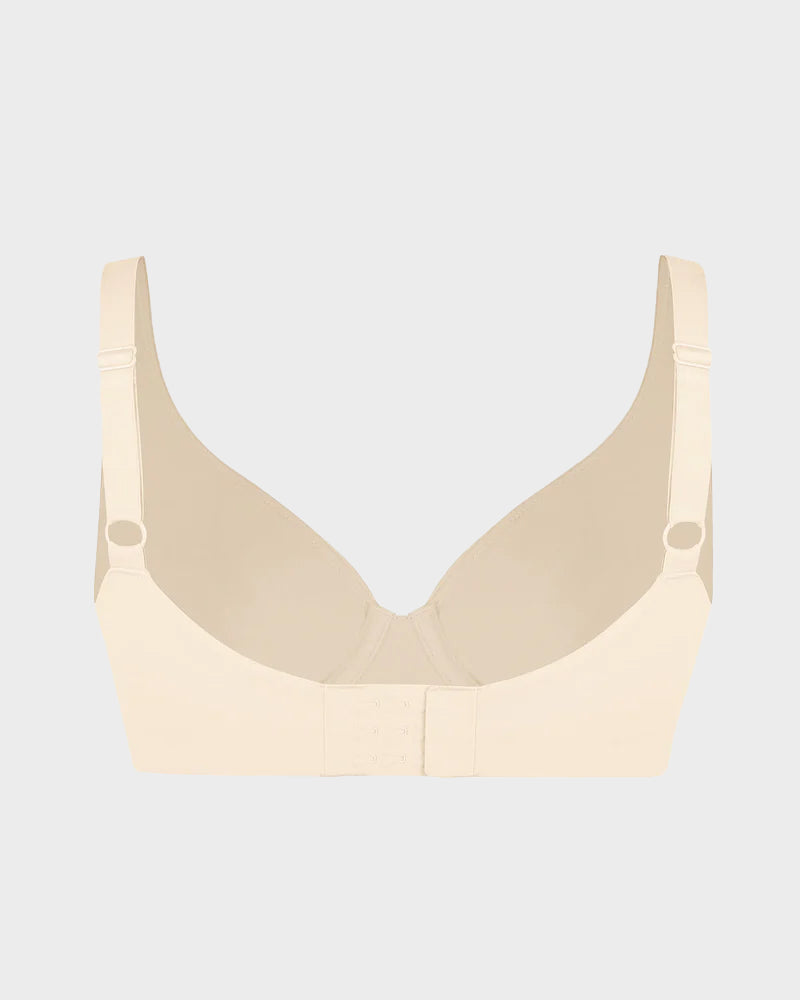 Underwire Adjustable Deep V-neck Bra