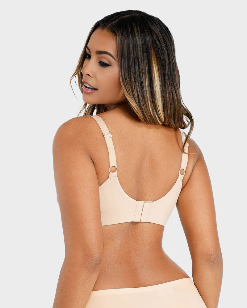 Underwire Adjustable Deep V-neck Bra