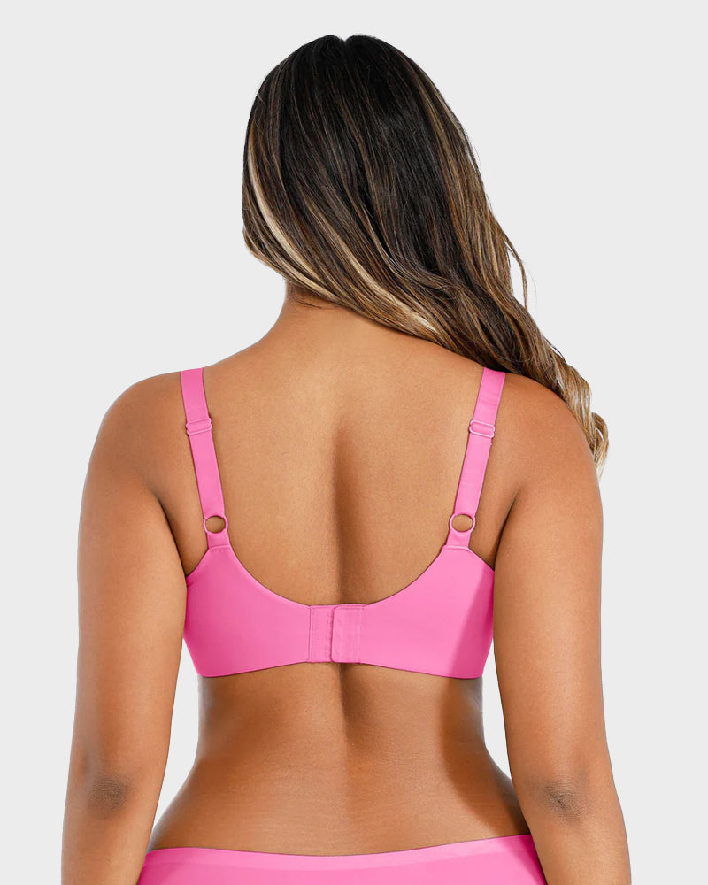 Underwire Adjustable Deep V-neck Bra