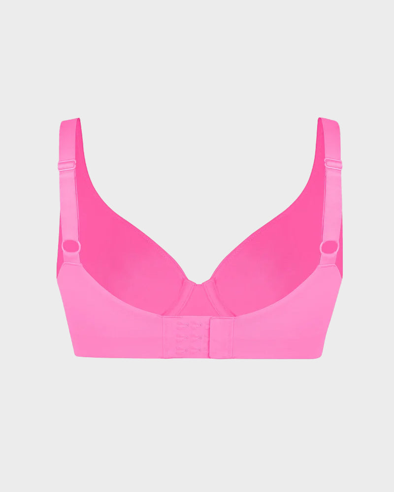 Underwire Adjustable Deep V-neck Bra