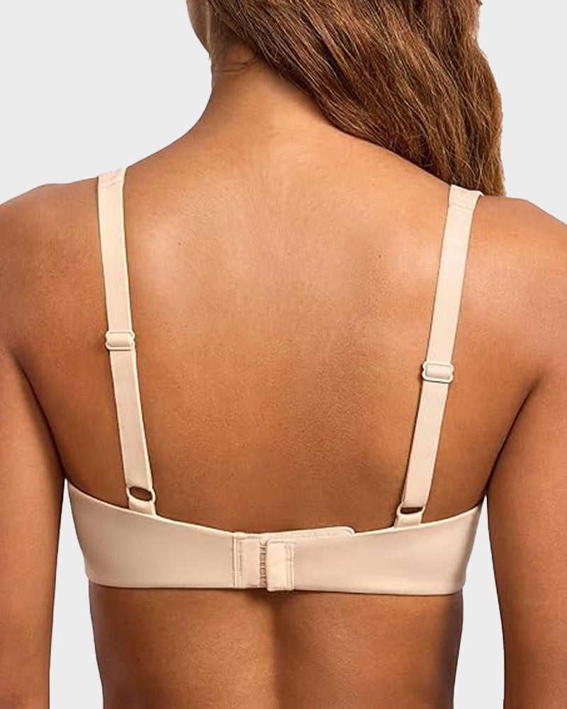 Seamless Unlined Underwire Balconette Bra