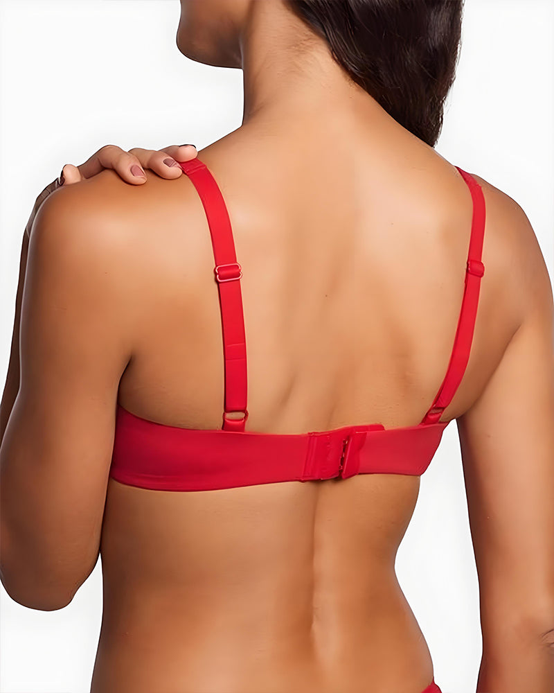 Seamless Unlined Underwire Balconette Bra