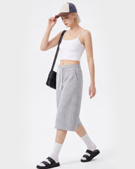 Unisex Drawstring Athletic Sweat Shorts