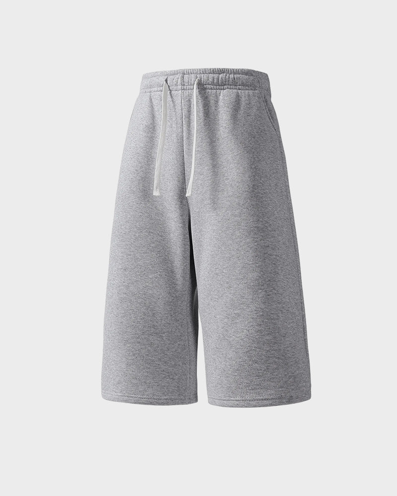 Unisex Drawstring Athletic Sweat Shorts