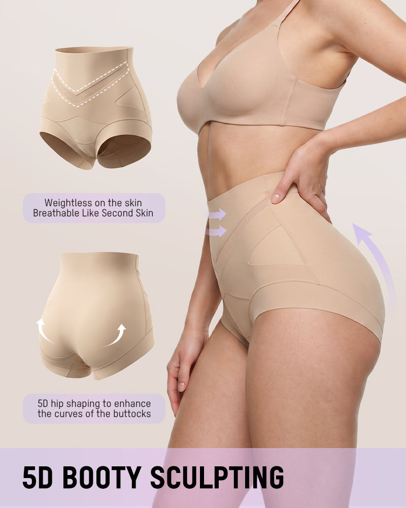 3-Pack V-Waist Tummy-Control Briefs