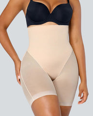 V Wasited Mesh Smooth Butt-Lifting Shorts