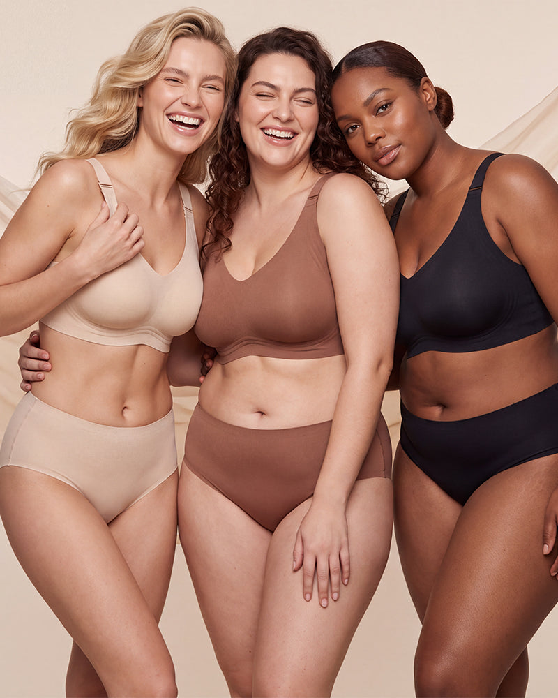 Wireless Full-Coverage Jelly Smoothing Bra Multipack