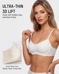Wireless Low-Cut 3D Seamless Bra