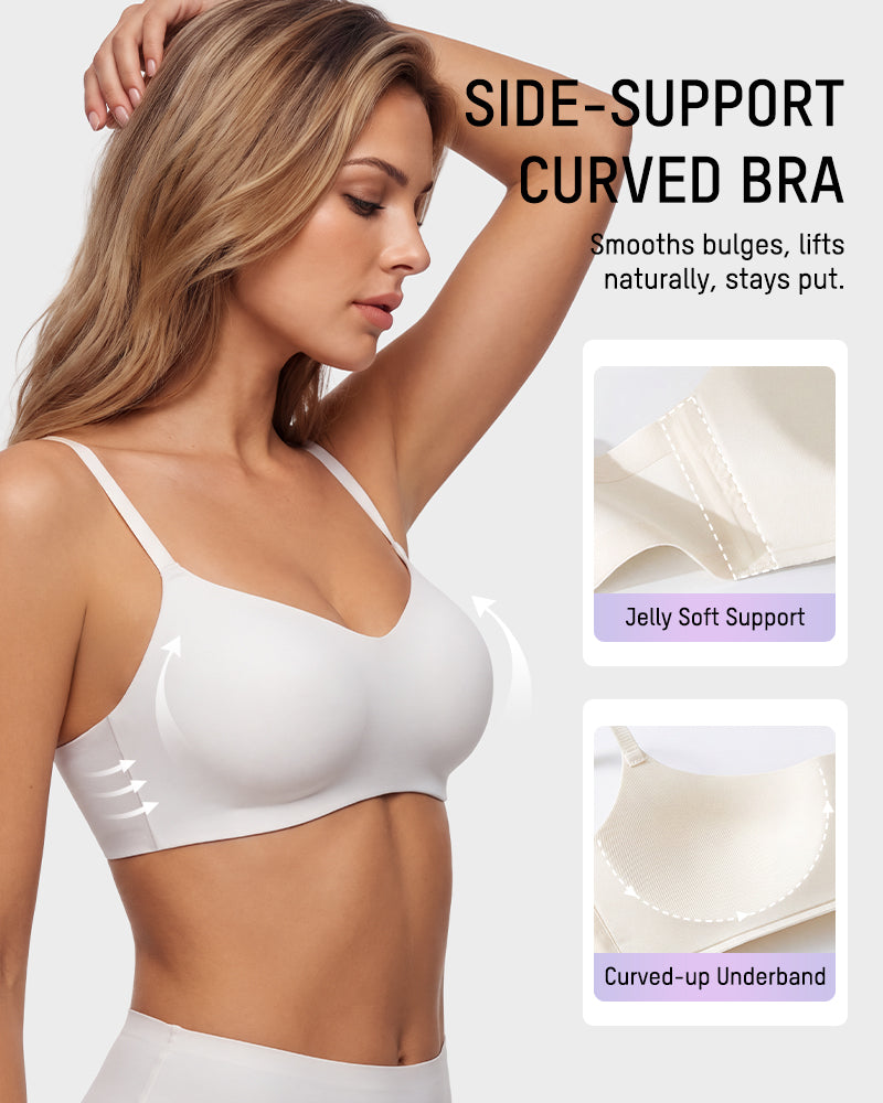 Wireless Low-Cut 3D Seamless Bra