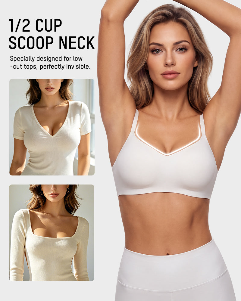 Wireless Low-Cut 3D Seamless Bra