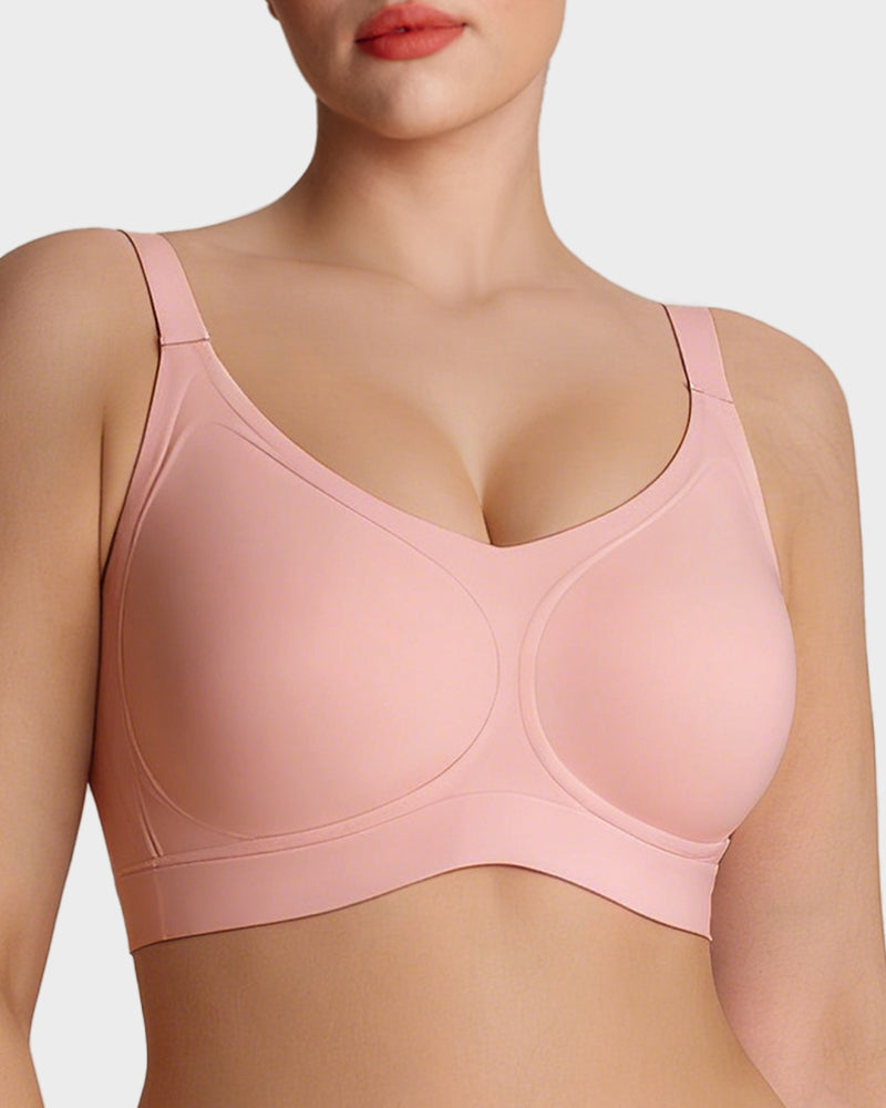 Wireless V-Neck Back & Side Smoothing Bra