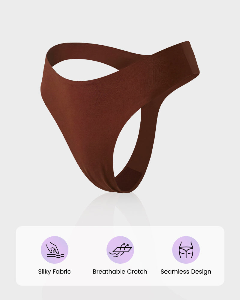 Zero-Feel No-Show Seamless V Thong (7 Pack)