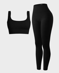 SheCurve®Seamless Ribbed Workout Activewear Sets (3 Colors)