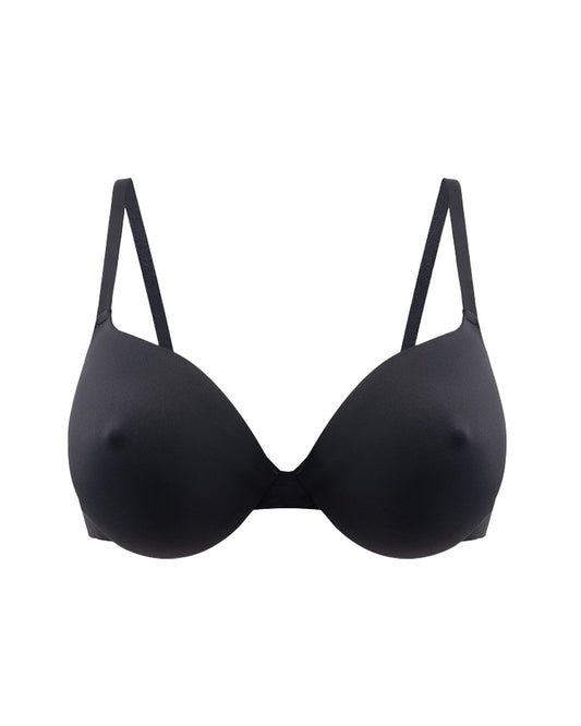 SheCurve®Nipple Push-Up Bra - Black