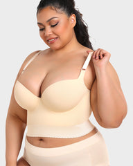 SheCurve®Built-In Shapewear Longline Push-Up Bra