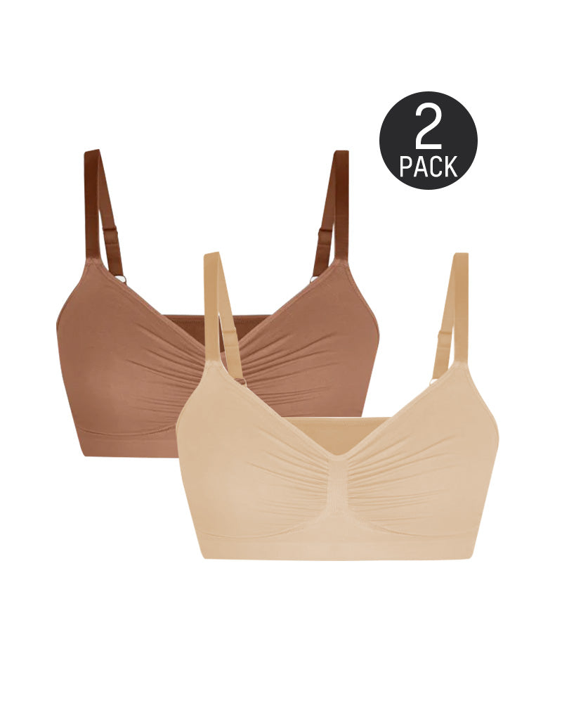 SheCurve® Women's Full Coverage Non-Padded Wireless Sculpt Bra