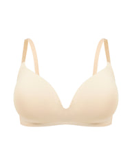 Seamless One-Piece Molded Wireless Bra