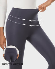 High Waist Butt Lifting Sherpa Fleece Lined Leggings