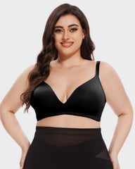 Seamless One-Piece Molded Wireless Bra