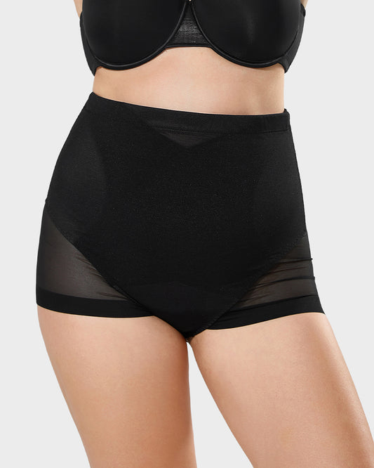 High Waist Mesh Tummy Control Butt Lifting Shaping Panty