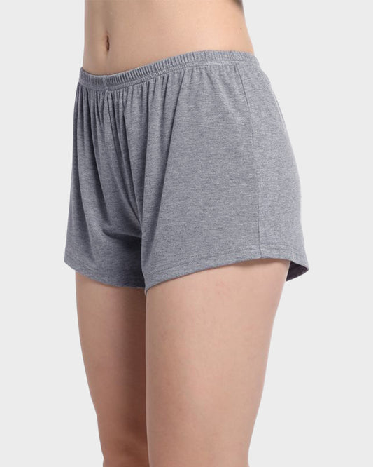 Modal Ribbed Cotton Lounge Shorts