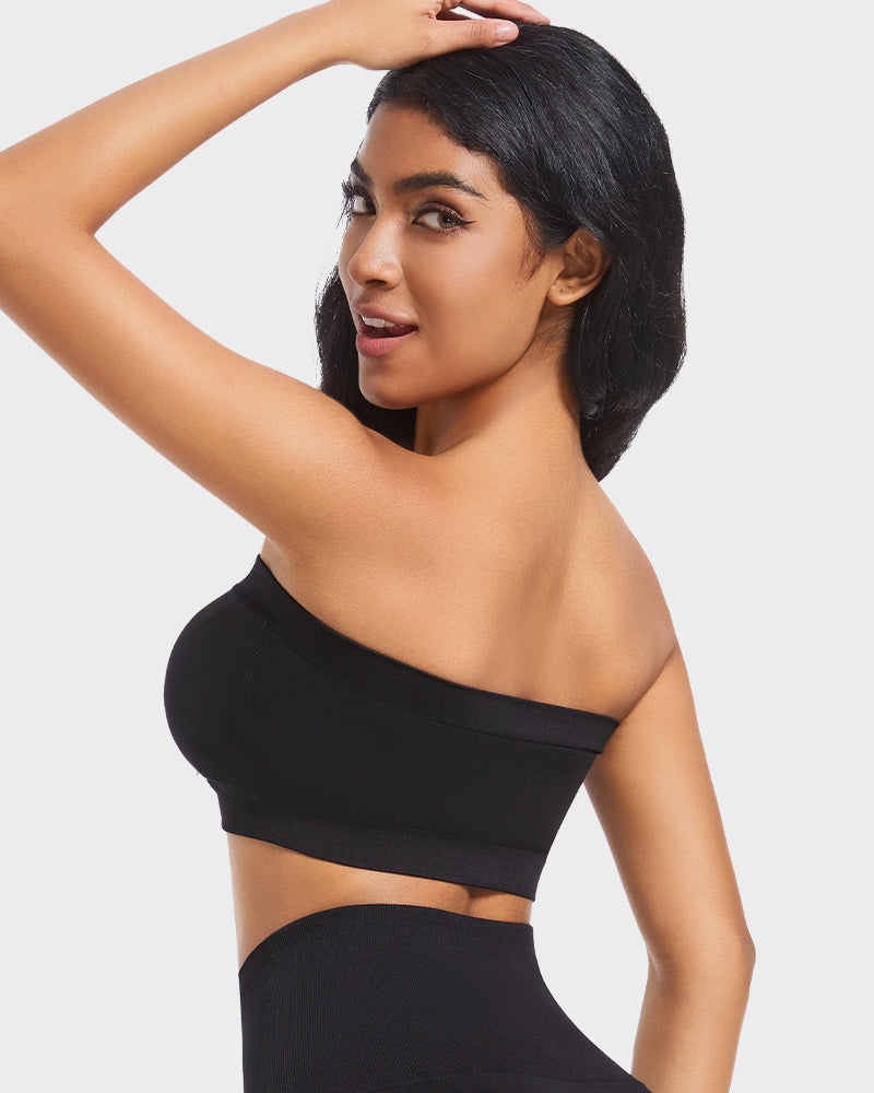 Seamless Comfort Padded Strapless Bandeau Bra