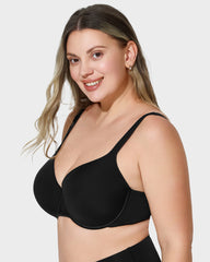 Full Coverage Mesh Accented Molded Cup Underwired Bra