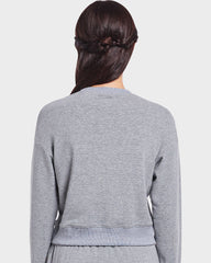 Soft Stretchy Long Sleeve Lounge Sweatshirt