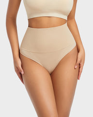 Ultra High-Waist Seamless Tummy Control Thong