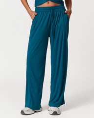 Lightweight Wide Leg Sports Pants