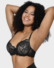 Lace Full Coverage Push Up Bra