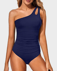 One Shoulder One Piece Swimsuit