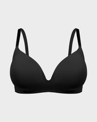 Seamless One-Piece Molded Wireless Bra