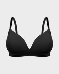 Seamless One-Piece Molded Wireless Bra