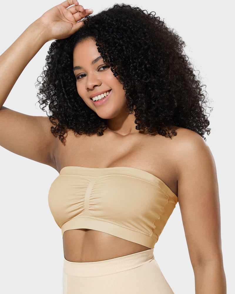 Seamless Comfort Non-Padded Strapless Bandeau Bra