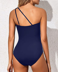 One Shoulder One Piece Swimsuit