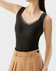 Built-in Bra Thickened Warm Thermal Tank Top