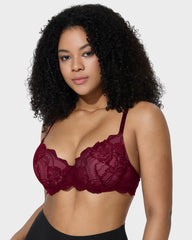 Lace Full Coverage Push Up Bra