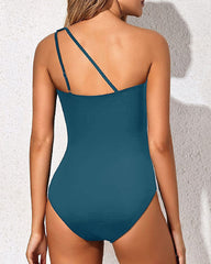 One Shoulder One Piece Swimsuit