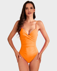 Underwired Push-Up Ruched One-Piece Swimsuit