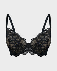 Lace Full Coverage Push Up Bra