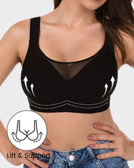 Mesh Front Contouring Bra