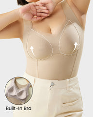 Built-in Bra Thickened Warm Thermal Tank Top