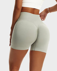 V-Cross Waist Butt Lifting Fitness Shorts