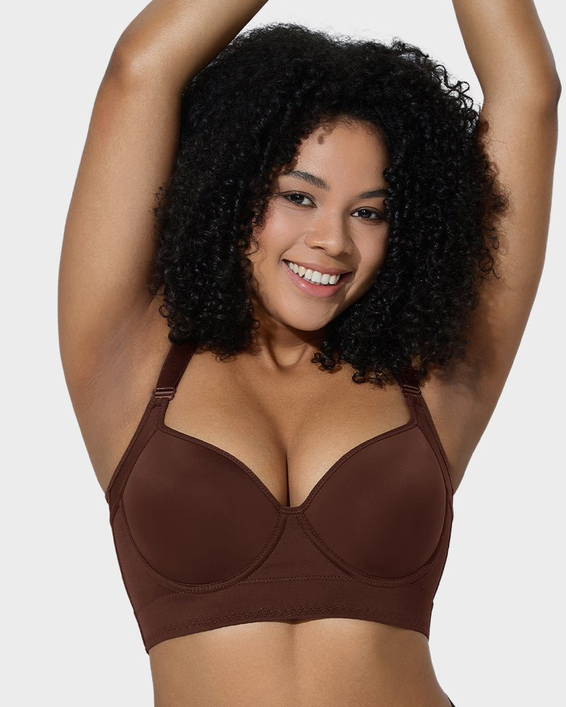 Back Smoothing Underwire Push Up Bra