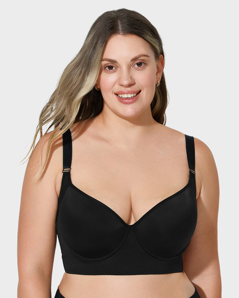 Back Smoothing Underwire Push Up Bra