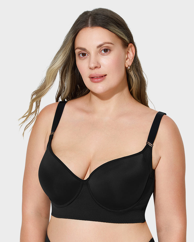 Back Smoothing Underwire Push Up Bra