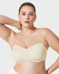 Full Support Non-Slip Convertible Bandeau Bra